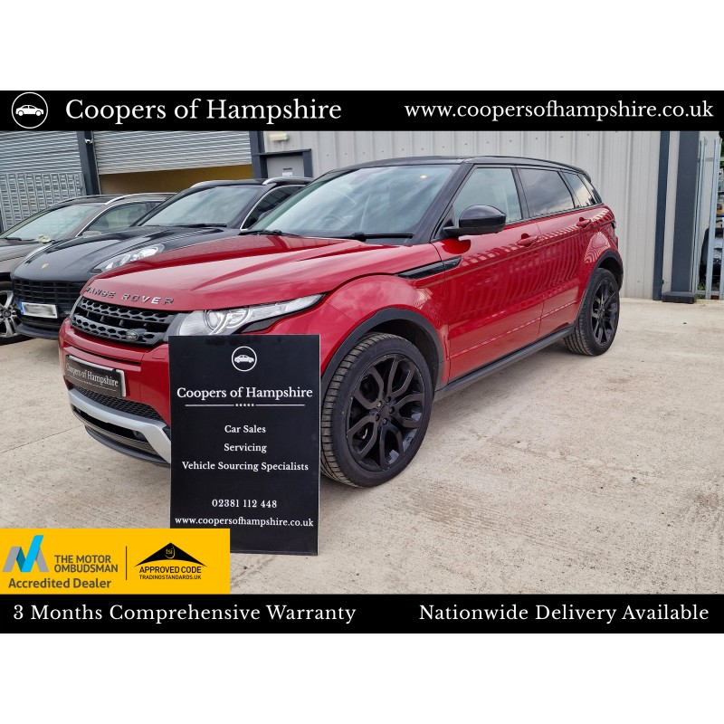 2014 Land Rover Range Rover Evoque Dynamic 2.2 SD4 4x4 Automatic with Glass Panoramic Roof -- SOLD --