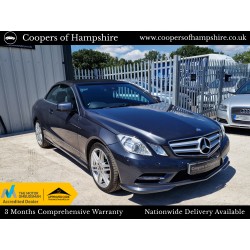 2012 Mercedes E250 CDI BlueEfficiency Sport Convertible Automatic