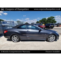 2012 Mercedes E250 CDI BlueEfficiency Sport Convertible Automatic