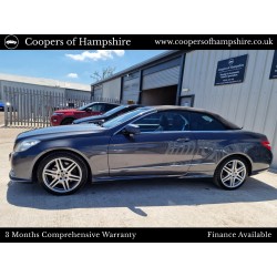 2012 Mercedes E250 CDI BlueEfficiency Sport Convertible Automatic