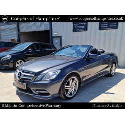 2012 Mercedes E250 CDI BlueEfficiency Sport Convertible Automatic