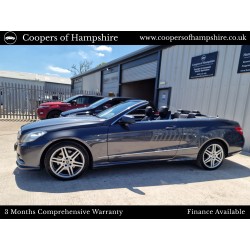 2012 Mercedes E250 CDI BlueEfficiency Sport Convertible Automatic
