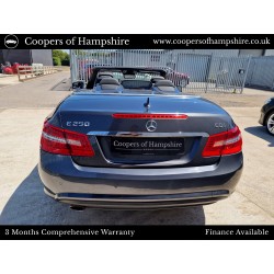 2012 Mercedes E250 CDI BlueEfficiency Sport Convertible Automatic