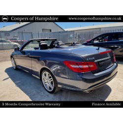 2012 Mercedes E250 CDI BlueEfficiency Sport Convertible Automatic