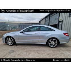 2011 Mercedes E200 1.8 CGI Petrol BlueEfficiency Sport Coupe Automatic (ULEZ COMPLIANT)