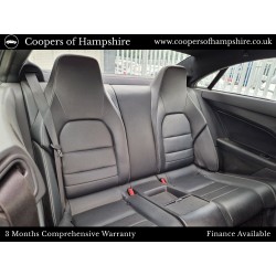 2011 Mercedes E200 1.8 CGI Petrol BlueEfficiency Sport Coupe Automatic (ULEZ COMPLIANT)