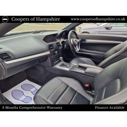 2011 Mercedes E200 1.8 CGI Petrol BlueEfficiency Sport Coupe Automatic (ULEZ COMPLIANT)