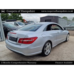2011 Mercedes E200 1.8 CGI Petrol BlueEfficiency Sport Coupe Automatic (ULEZ COMPLIANT)