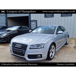 2010 Audi A5 Sportback 2.0 TFSI Quattro AWD S-Line S-Tronic Automatic (ULEZ Compliant)
