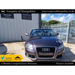 2013 Audi A3 2.0 TDI S-Line Cabriolet Convertible Automatic -- UNDERGOING PREPARATION --