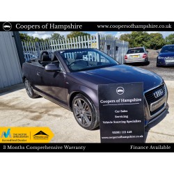 2013 Audi A3 2.0 TDI S-Line Cabriolet Convertible Automatic -- UNDERGOING PREPARATION --