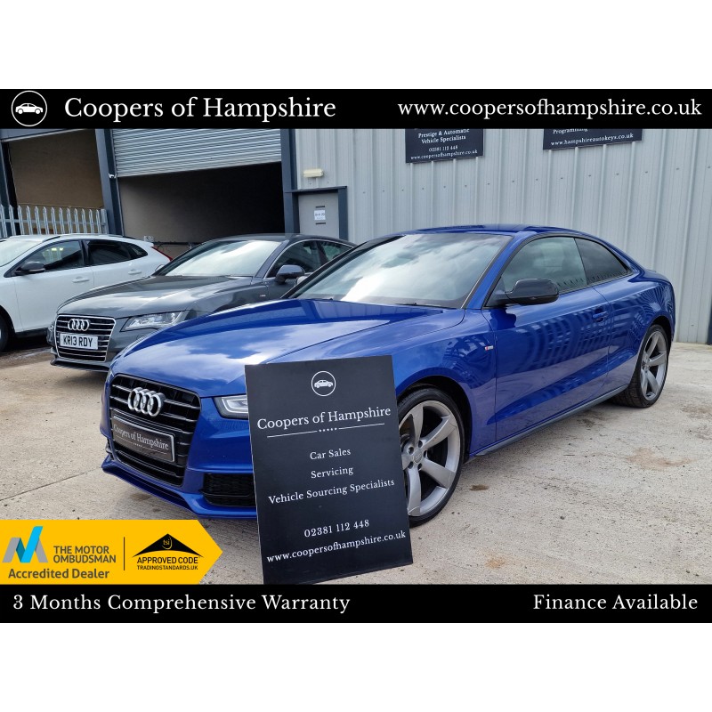 2016 Audi A5 Coupe 2.0 TDI 190 Black Edition Plus Automatic -- SOLD --