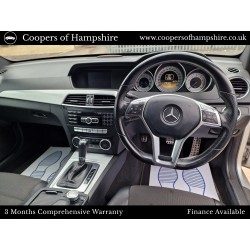2012 Mercedes C250 1.8 CGI Petrol BlueEfficiency AMG Sport Coupe Automatic (ULEZ COMPLIANT)