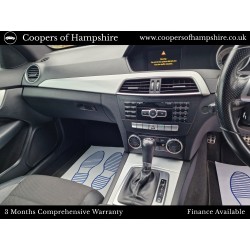 2012 Mercedes C250 1.8 CGI Petrol BlueEfficiency AMG Sport Coupe Automatic (ULEZ COMPLIANT)