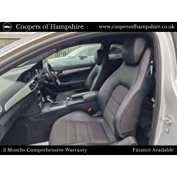 2012 Mercedes C250 1.8 CGI Petrol BlueEfficiency AMG Sport Coupe Automatic (ULEZ COMPLIANT)