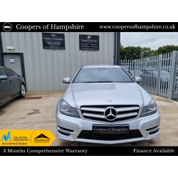 2012 Mercedes C250 1.8 CGI Petrol BlueEfficiency AMG Sport Coupe Automatic (ULEZ COMPLIANT)
