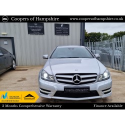 2012 Mercedes C250 1.8 CGI Petrol BlueEfficiency AMG Sport Coupe Automatic (ULEZ COMPLIANT)