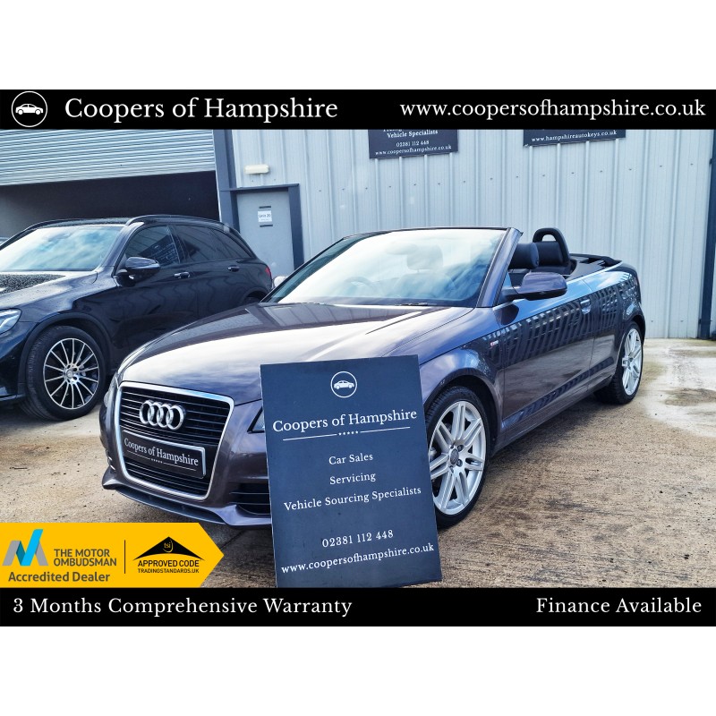 2013 Audi A3 2.0 TDI S-Line Cabriolet Convertible Automatic -- UNDERGOING PREPARATION --