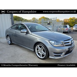 2012 Mercedes C220 CDI BlueEfficiency AMG Sport Coupe Automatic
