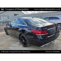 2013 Mercedes E220 CDI BlueEfficiency Sport Coupe Automatic