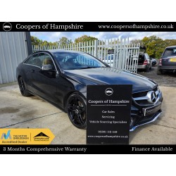 2013 Mercedes E220 CDI BlueEfficiency Sport Coupe Automatic