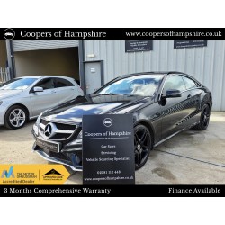 2013 Mercedes E220 CDI BlueEfficiency Sport Coupe Automatic