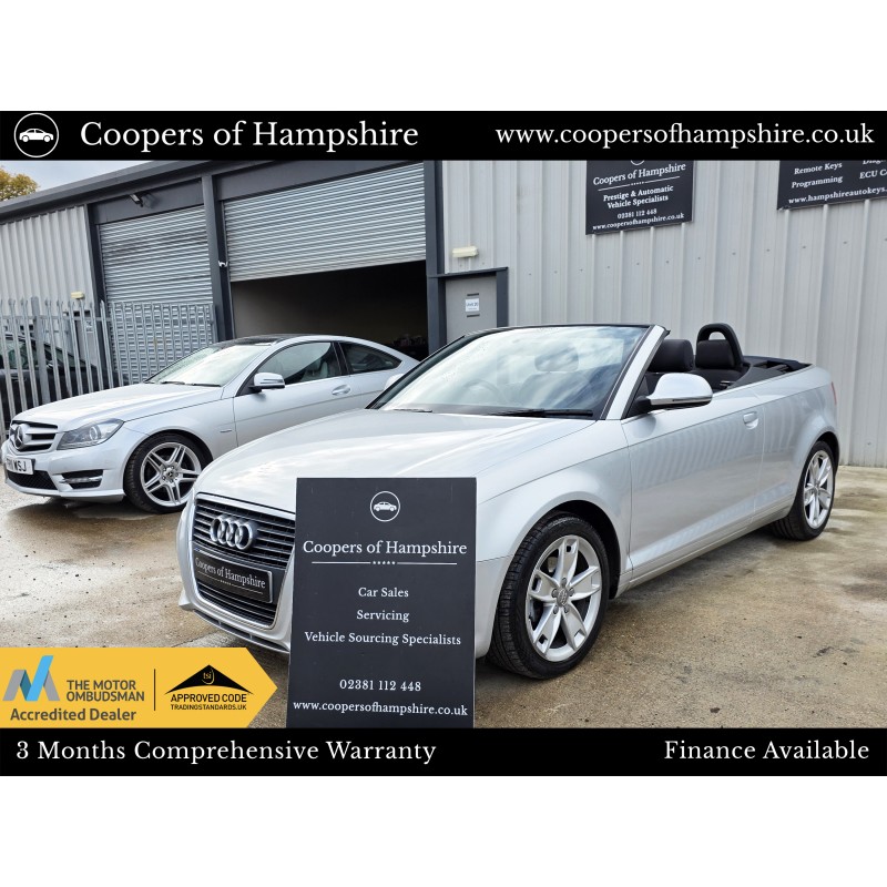 2008 Audi A3 Sport 1.8 TFSI Convertible Automatic (ULEZ Compliant)