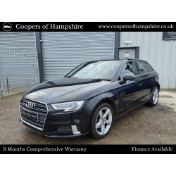 2017 Audi A3 2.0 TDI Sport Sportback S-Tronic Automatic (ULEZ Compliant)