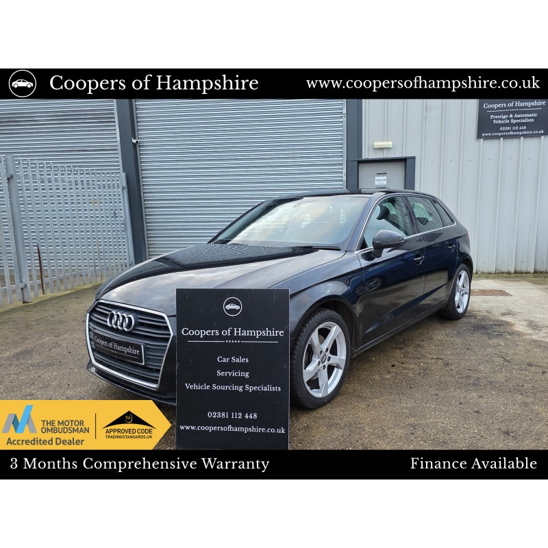 2017 Audi A3 2.0 TDI Sport Sportback S-Tronic Automatic (ULEZ Compliant)