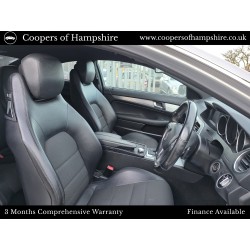 2012 Mercedes C250 1.8 CGI Petrol BlueEfficiency AMG Sport Coupe Automatic (ULEZ COMPLIANT)