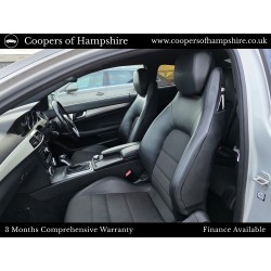 2012 Mercedes C250 1.8 CGI Petrol BlueEfficiency AMG Sport Coupe Automatic (ULEZ COMPLIANT)