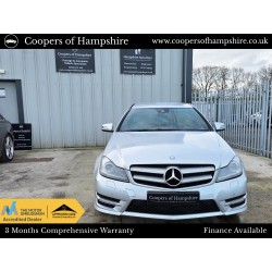 2012 Mercedes C250 1.8 CGI Petrol BlueEfficiency AMG Sport Coupe Automatic (ULEZ COMPLIANT)