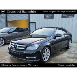 2012 Mercedes C220 CDI BlueEfficiency AMG Sport Coupe Automatic