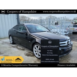 2012 Mercedes C220 CDI BlueEfficiency AMG Sport Coupe Automatic