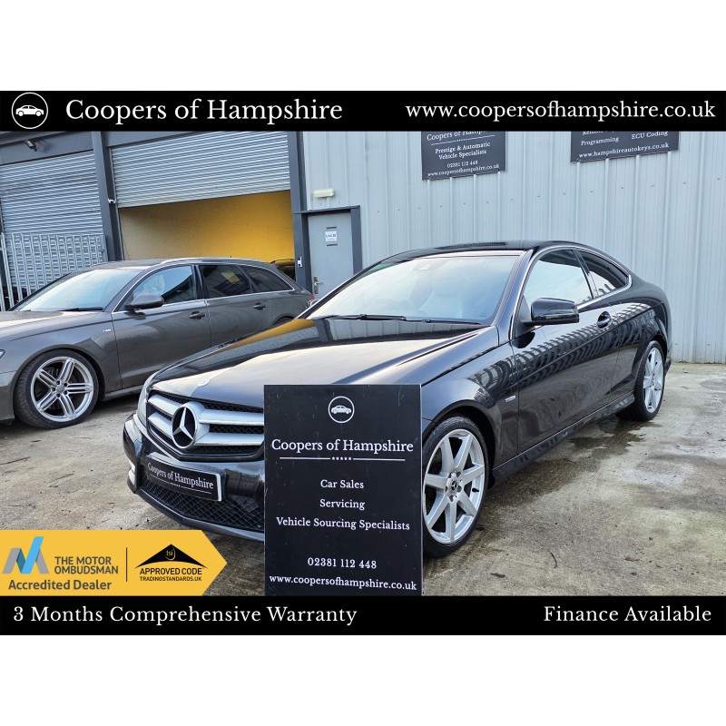 2012 Mercedes C220 CDI BlueEfficiency AMG Sport Coupe Automatic