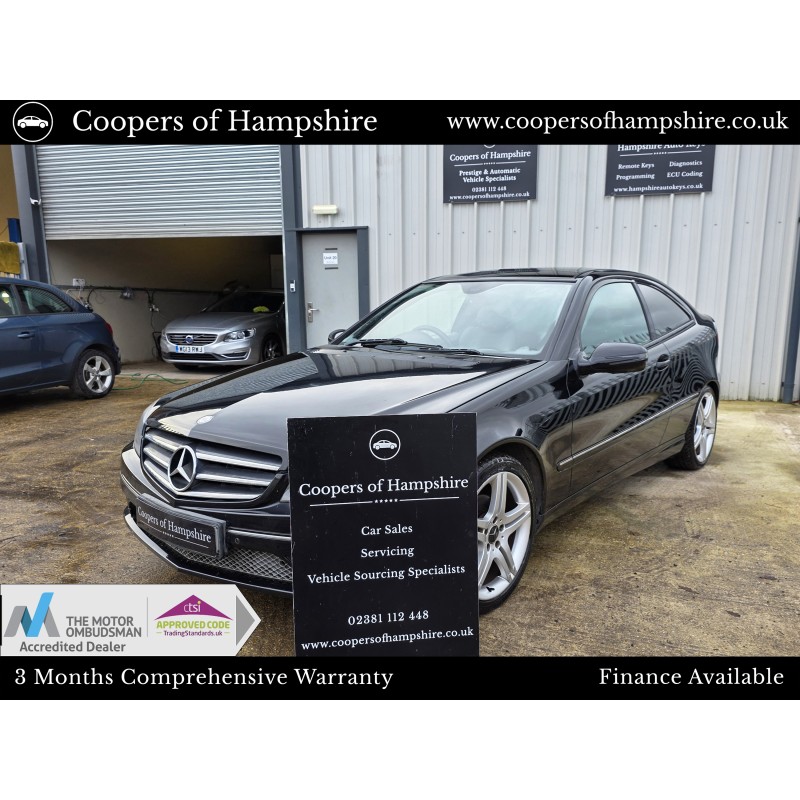 2008 Mercedes CLC 220 CDI AMG Sport Coupe Automatic with Glass Panoramic Roof