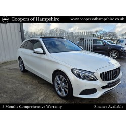 2016 C350e 2.0 Sport Premium Plus Plug-In Hyrbid Estate Automatic (ULEZ Compliant) with Glass Opening Panoramic Roof