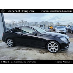 2012 Mercedes C220 CDI BlueEfficiency AMG Sport Coupe Automatic