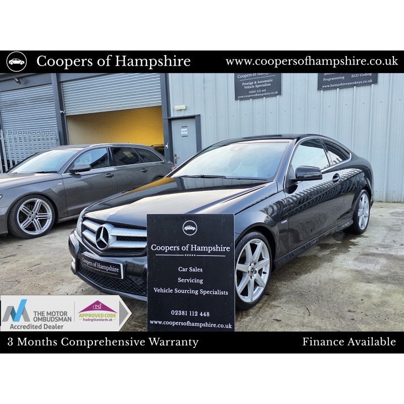 2012 Mercedes C220 CDI BlueEfficiency AMG Sport Coupe Automatic