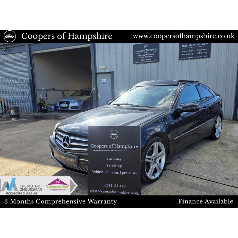 2008 Mercedes CLC 220 CDI AMG Sport Coupe Automatic with Glass Panoramic Roof
