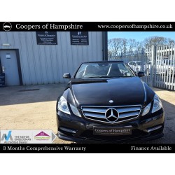 2013 Mercedes E350 CDI AMG Sport Convertible Automatic