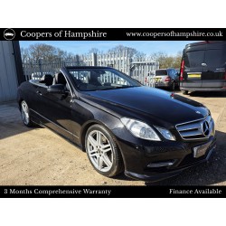 2013 Mercedes E350 CDI AMG Sport Convertible Automatic