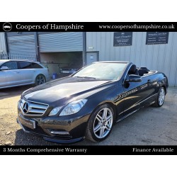 2013 Mercedes E350 CDI AMG Sport Convertible Automatic