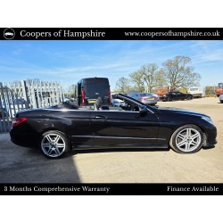 2013 Mercedes E350 CDI AMG Sport Convertible Automatic