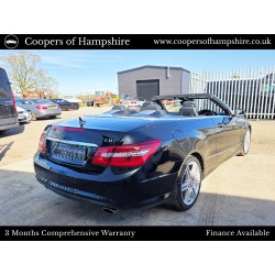 2013 Mercedes E350 CDI AMG Sport Convertible Automatic