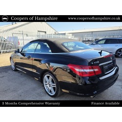 2013 Mercedes E350 CDI AMG Sport Convertible Automatic