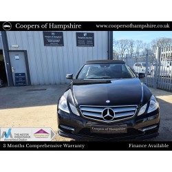 2013 Mercedes E350 CDI AMG Sport Convertible Automatic