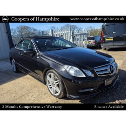 2013 Mercedes E350 CDI AMG Sport Convertible Automatic