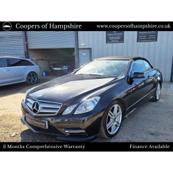 2013 Mercedes E350 CDI AMG Sport Convertible Automatic