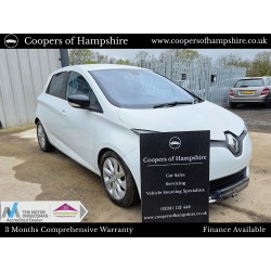 2015 Renault Zoe Dynamique Nav Electric 22kWh Automatic (Battery Owned) -- UNDERGOING PREPARATION --